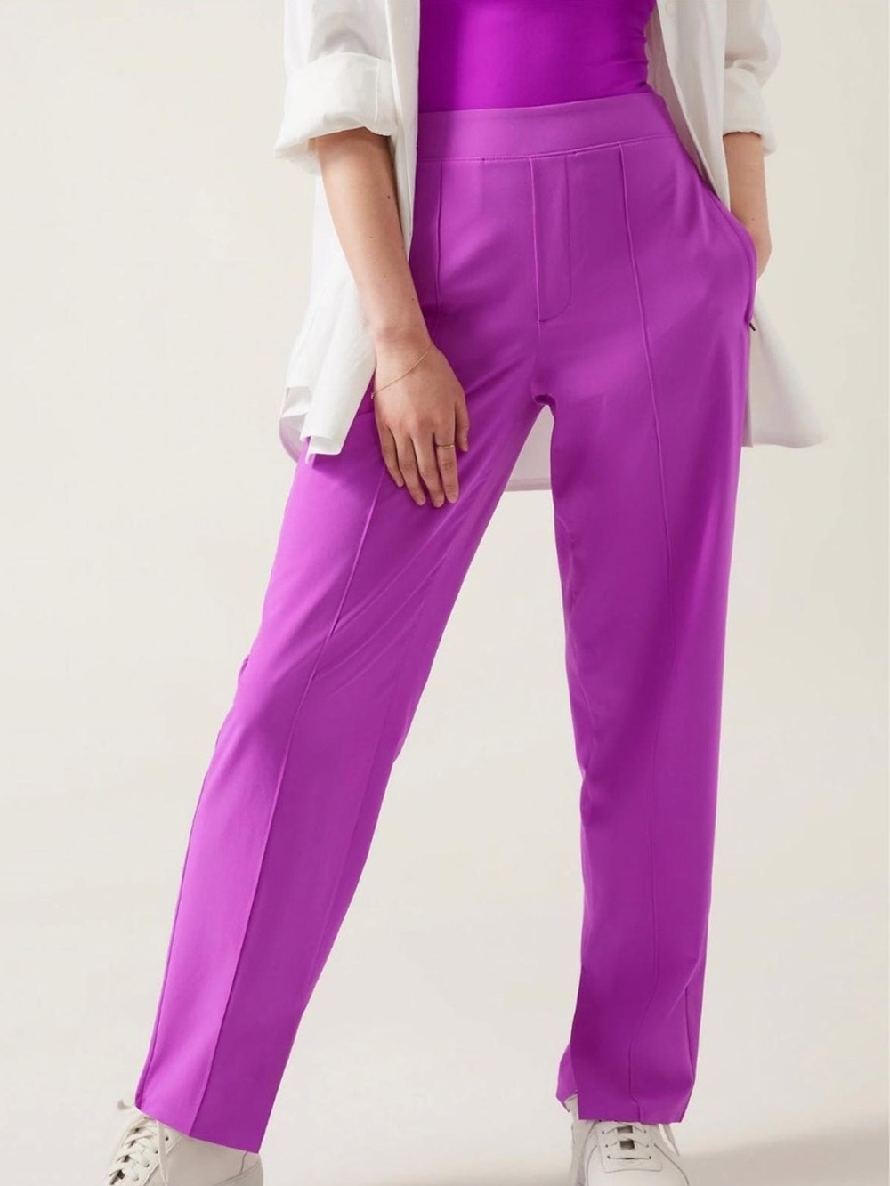NWT Athleta Vienna Slim Pants in Jazzy Purple